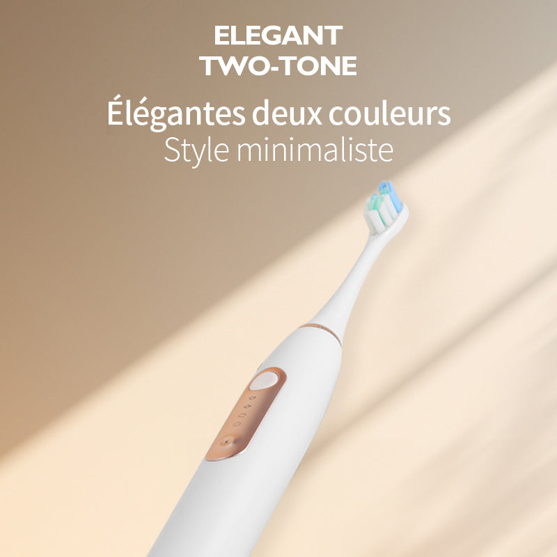 Rushi R-C31 Brosse à dents électrique, recharge USB-C - Blanc