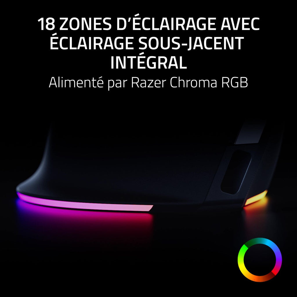 Razer Pro Click V2 Souris de jeu ergonomique verticale sans fil - pour droitier, 30000 DPI, 6 boutons - Noir