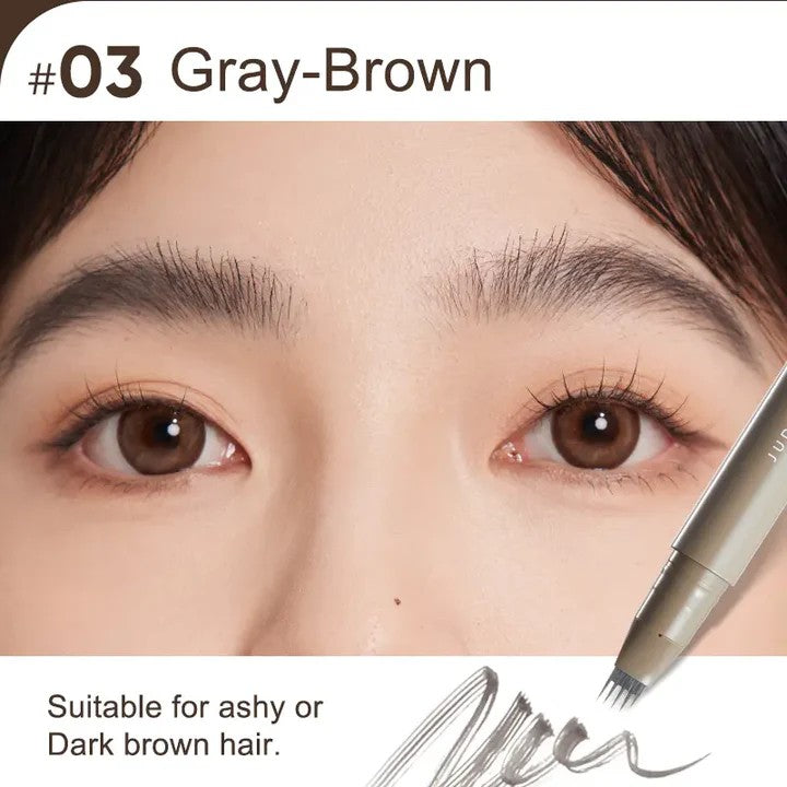 JUDYDOLL Feutre à sourcils - 03 Grey brown