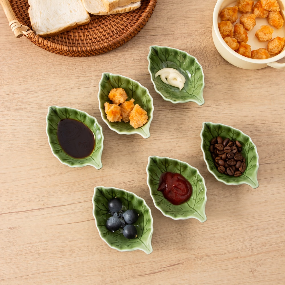 YumiPLUS Kit d’apéritifs en forme de feuille, 6 pièces
