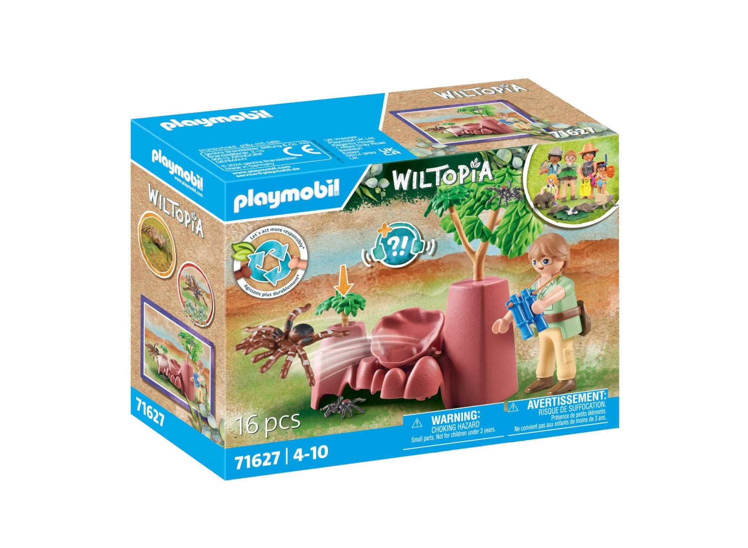 Playmobil aventurier araignee