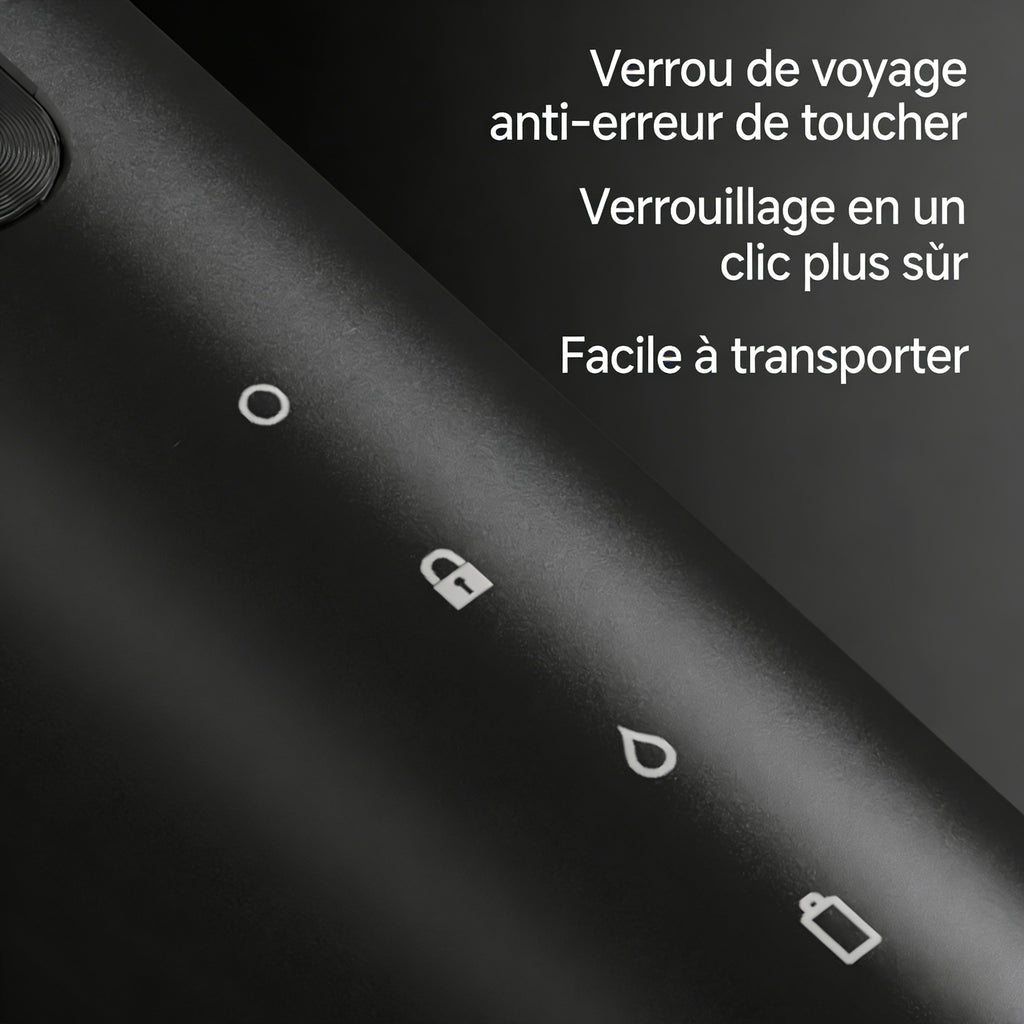 LOFANS Rasoir électrique à grille pour homme avec tête flottante à double lame, Rasoir électrique rechargeable pour rasage à sec et humide