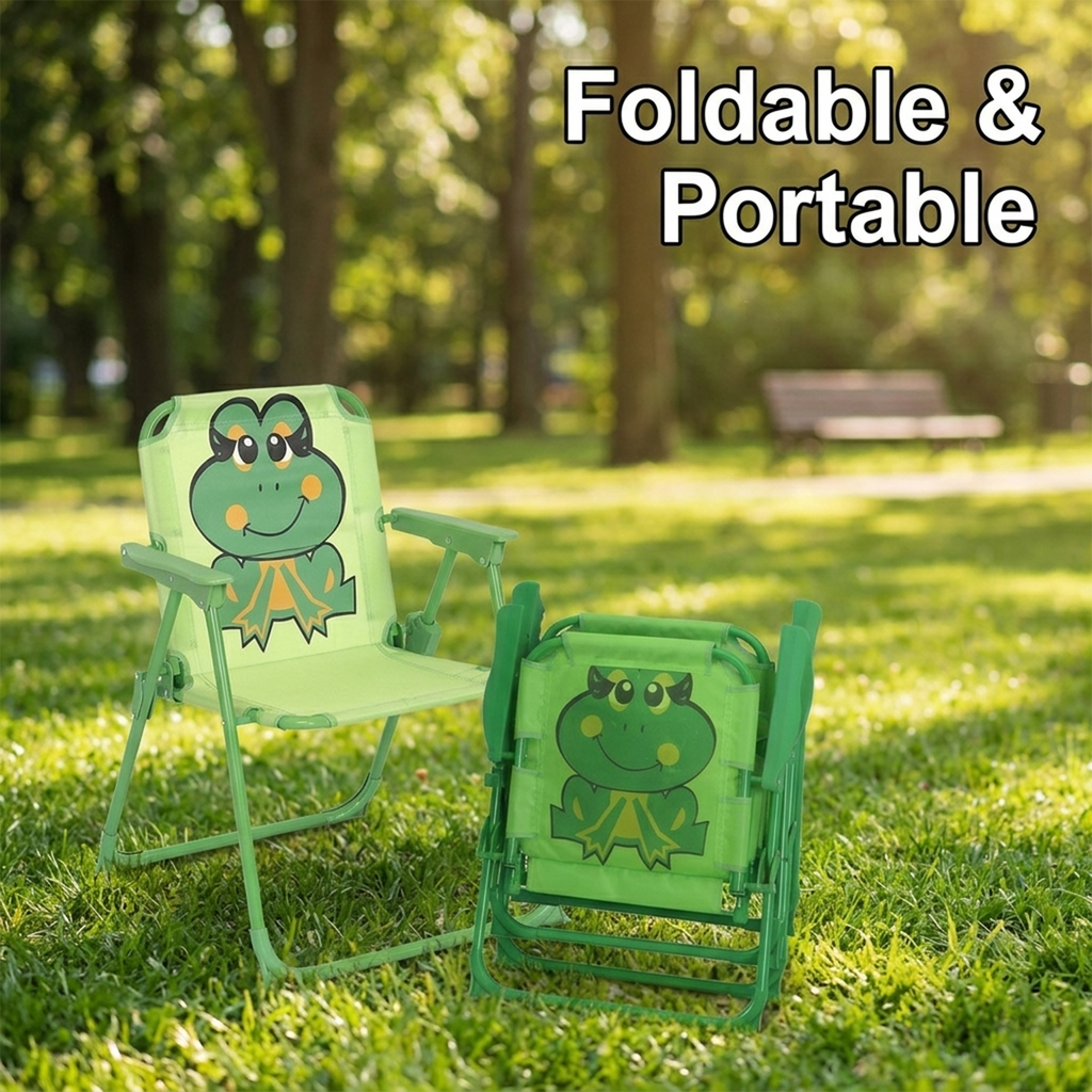 Terrabeta Ensemble de mobilier d'extérieur pour enfants - 2 chaises, 1 table et 1 parasol