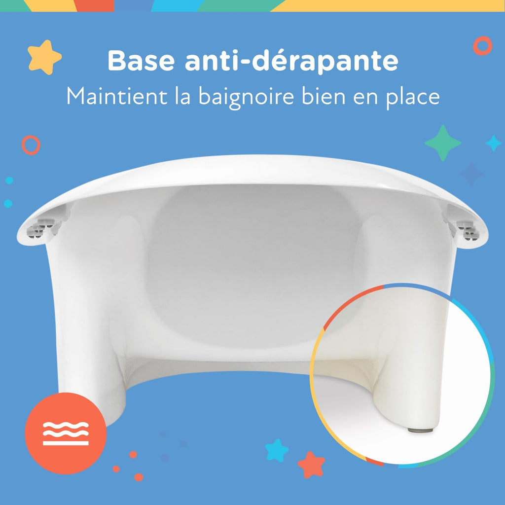 Nuby Baignoire pour bébé Assise grise