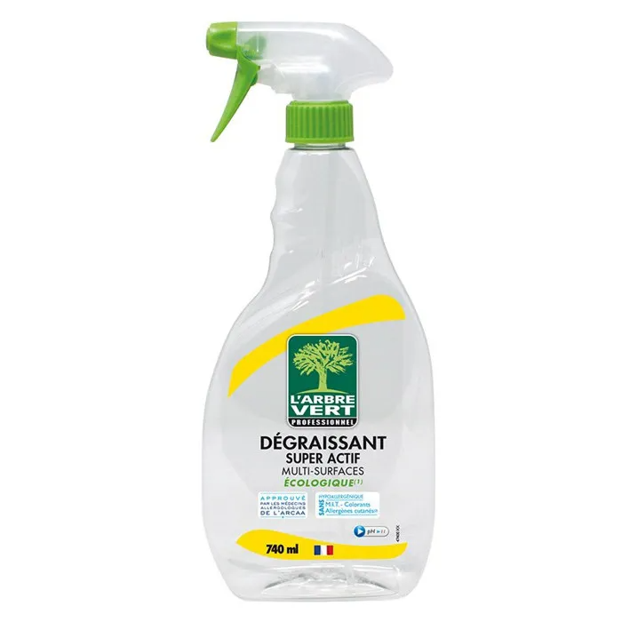 L'ARBRE VERT Super Active Dégraissant multi-surfaces formule écologique 740 ml