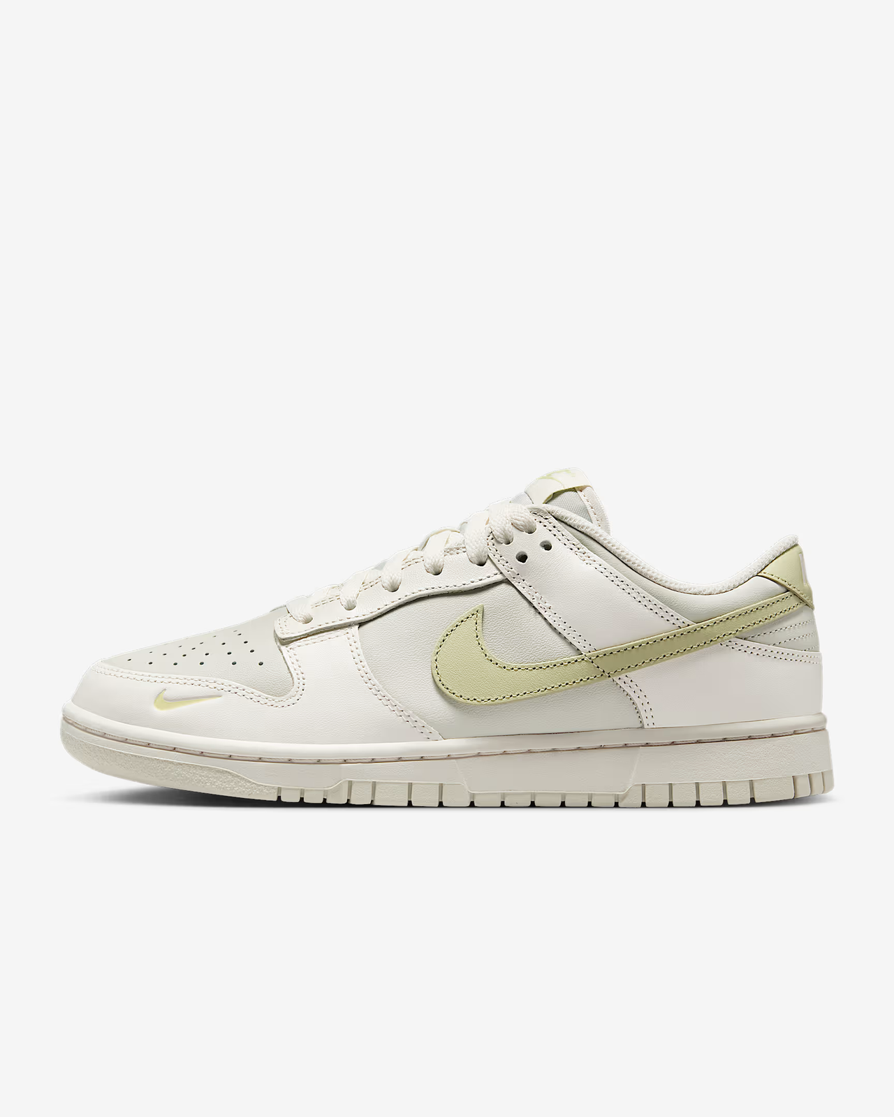 Nike Baskets Dunk Low beige/vert femme
