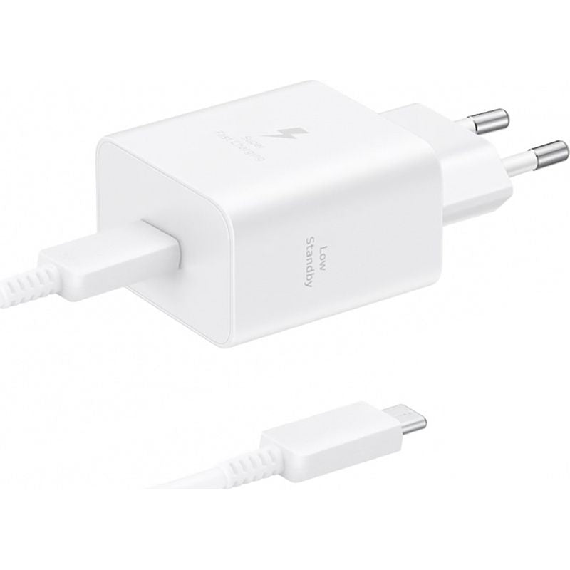 Samsung 45 W USB-C GaN Chargeur Secteur (avec Câble 45 W, 1,8 m)