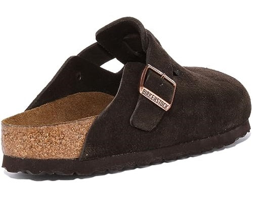 Birkenstock Boston Cuir d'agneau (Regular) Mocca