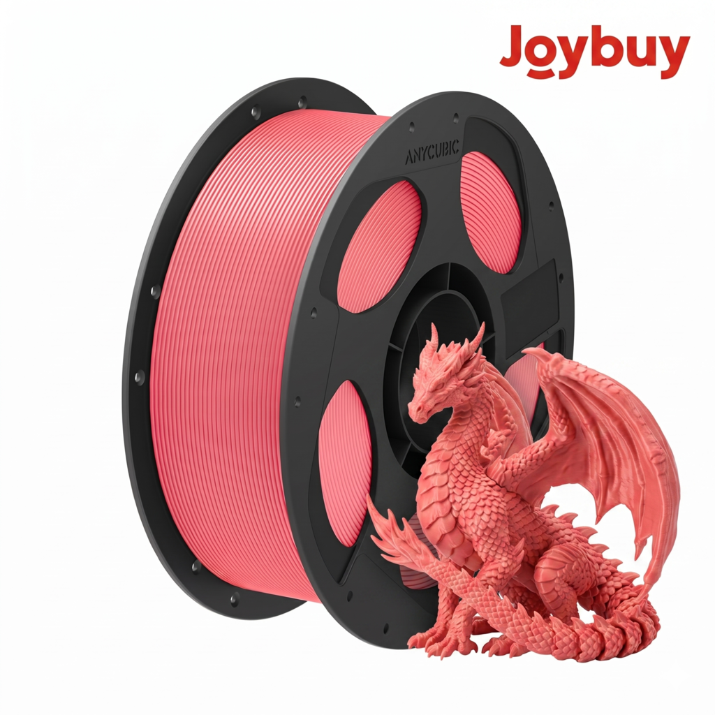notre partenaire x ANYCUBIC Filament d'impression PLA Basic, Bobine de 1 kg, Diamètre de 1,75 mm, Tolérance de ±0,02 mm - Rose
