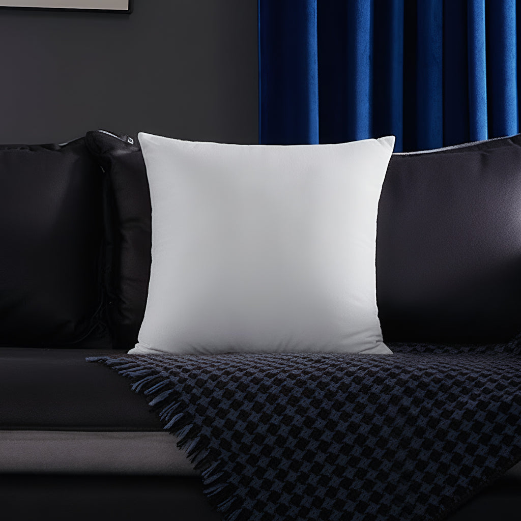 Deconovo Housse de coussin en velours néerlandais gris clair, 50 x 50 cm, 1 pièce