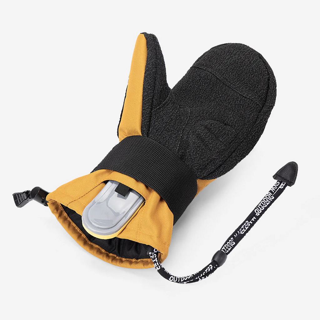 OutdoorMaster Mitaines de ski imperméables 3M et KEVLAR pour hommes et femmes brun - Taille L