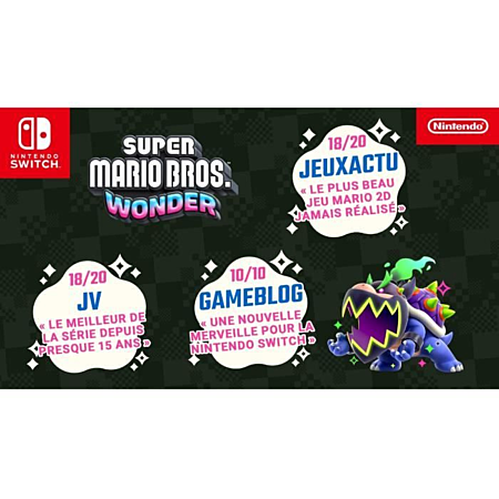 Nintendo Super Mario Bros. Wonder - Switch - Version Française
