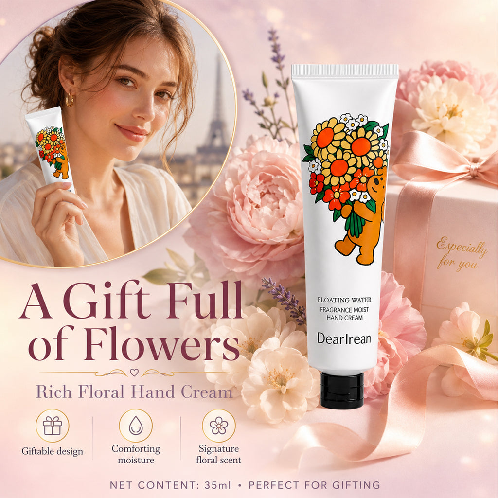 Dear Irean Crème Mains Nourrissante Flottante Glamour Parfumée Édition Eteecy 35 ml