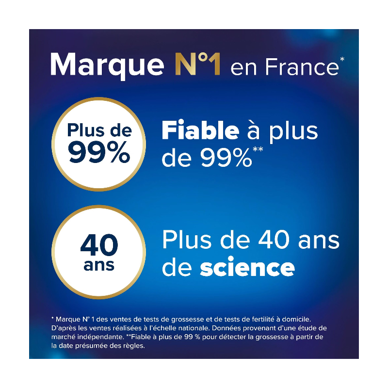 CLEARBLUE - Test de Grossesse avec Estimation de l'âge - 2 Unités