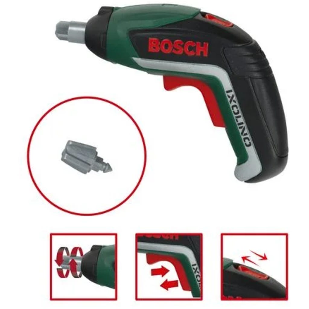 Theo Klein Bosch Mallette à outils avec visseuse Ixolino II
