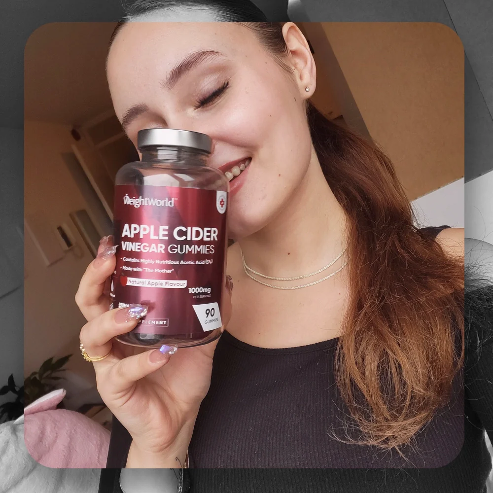 WeightWorld Vinaigre de cidre 1000 mg - 90 gommes