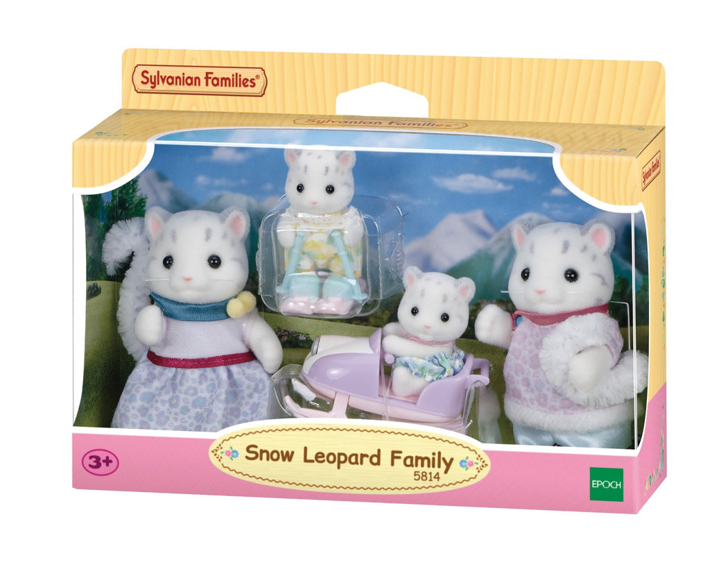 Sylvanian Families Set de Figurines Famille Léopard des Neiges