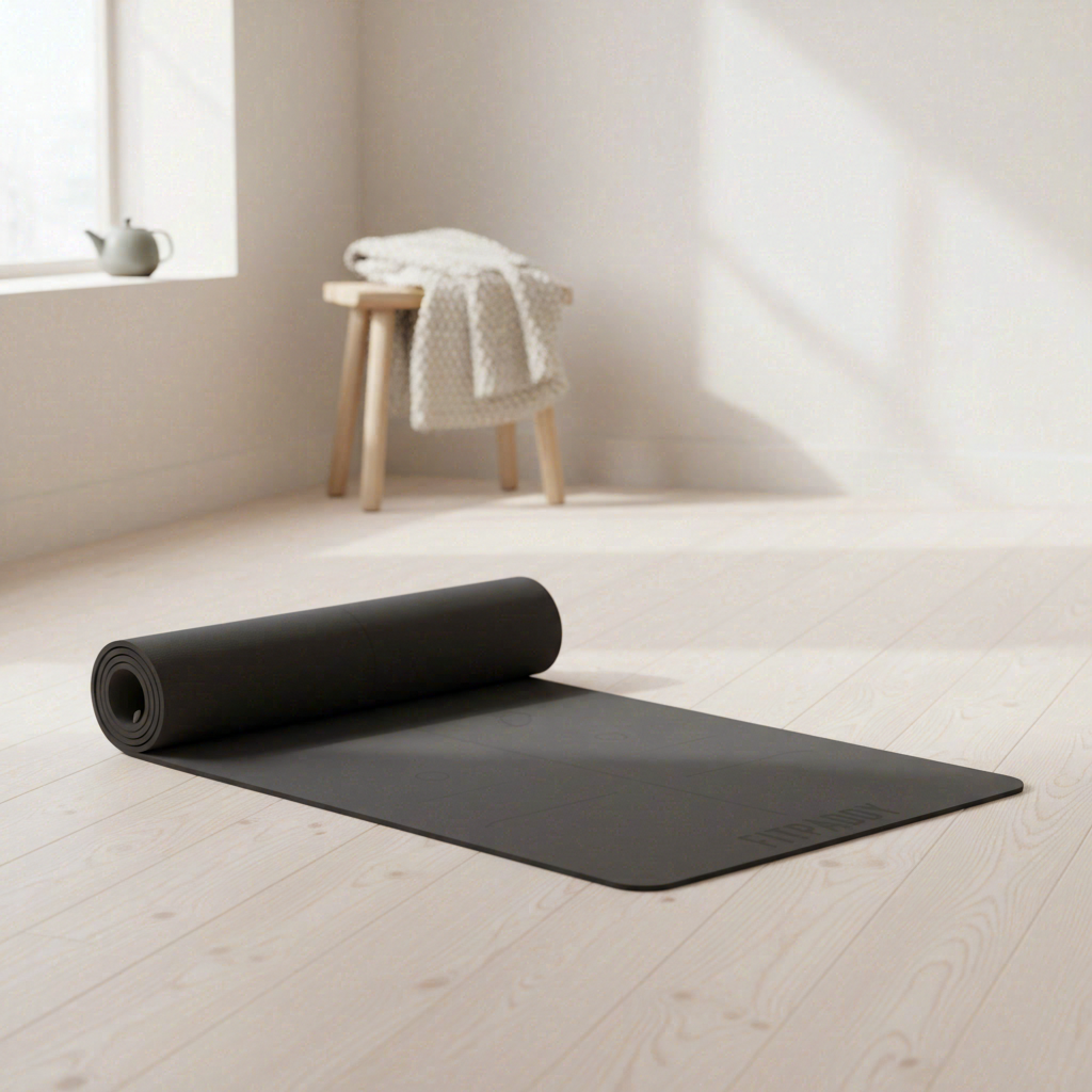 FITPADDY MAT01BL TPE Tapis de yoga 183 x 61 cm Noir