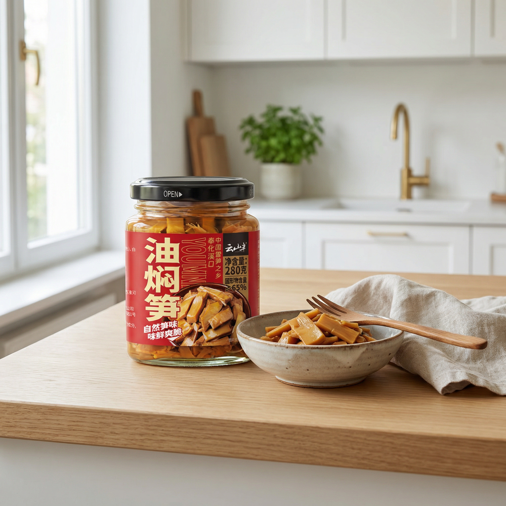 Yun Shan Ban Pousses de bambou braisées 280 g