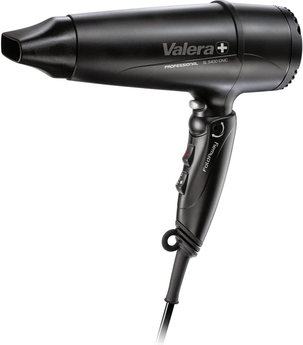 Valera Swiss Light 5400 Fold-Away Ionic – Sèche-cheveux Pliable 2000 W avec Générateur d’Ions, Fabriqué en Suisse