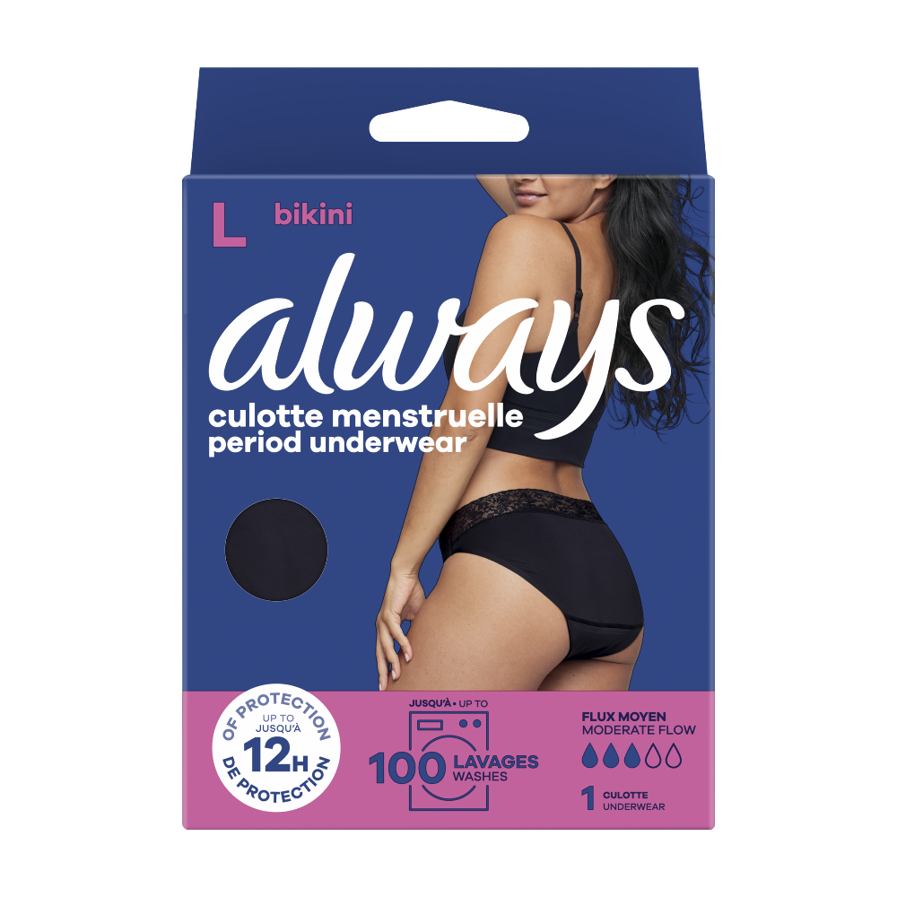Always Culotte menstruelle bikini Taille L 42 44