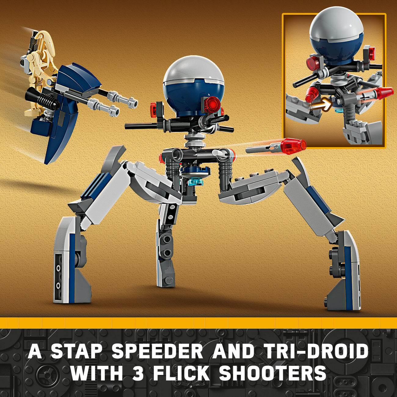 LEGO Star Wars 75372 Pack de combat des Clone Troopers et Droïdes de combat