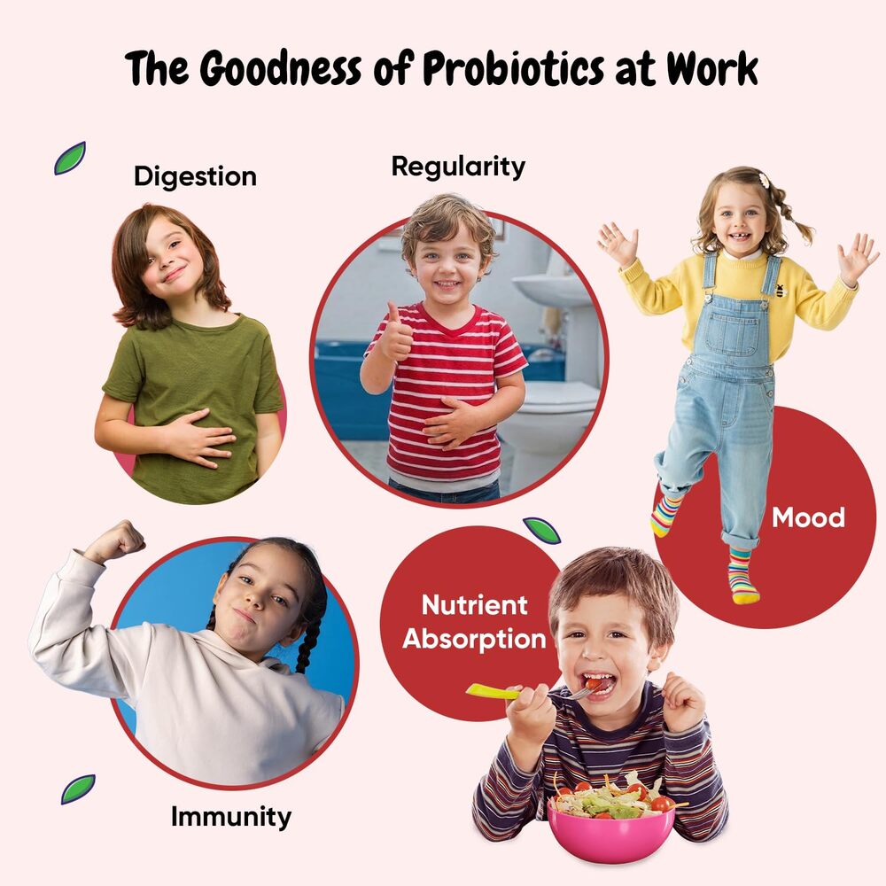 maxmedix Gommes probiotiques pour enfants, 90 gommes