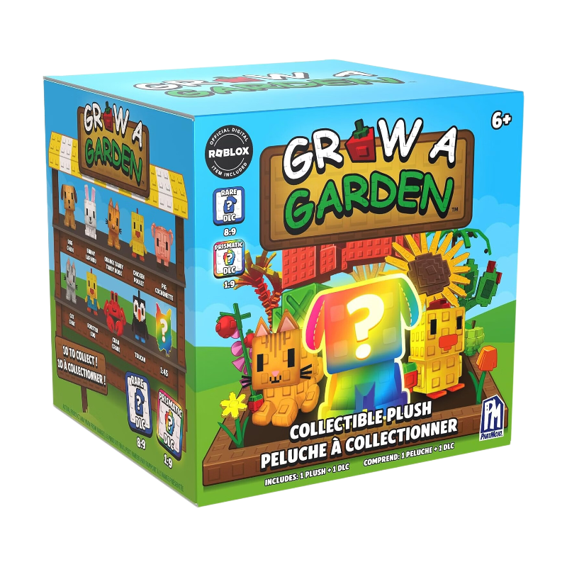 Roblox Grow A Garden Peluche mystère + Code DLC Exclusif
