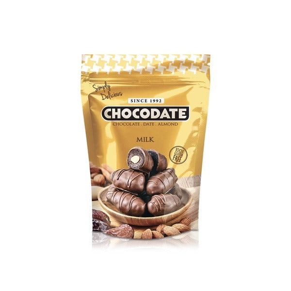 CHOCODATE Dattes au chocolat au lait - 90 g