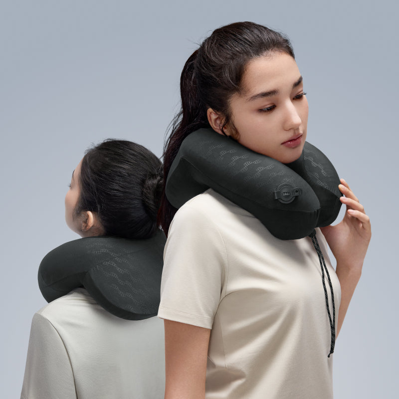 Beneunder LC612, Full Support Travel Pillow noir F, cadeau de couple cadeau parfait