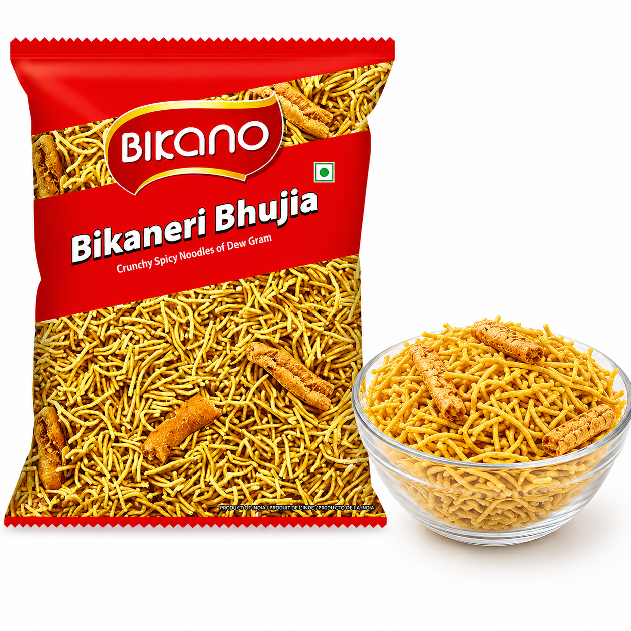 Bikano Bikaneri Bhujia Nouilles croustillantes épicées de pois chiches 200 g