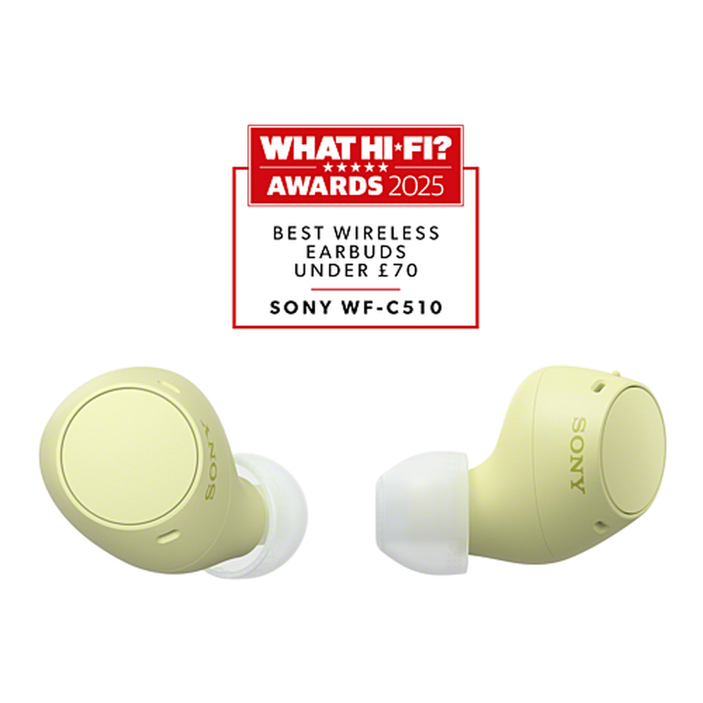 Sony WFC510Y Écouteurs Bluetooth intra-auriculaires True Wireless - Jaune