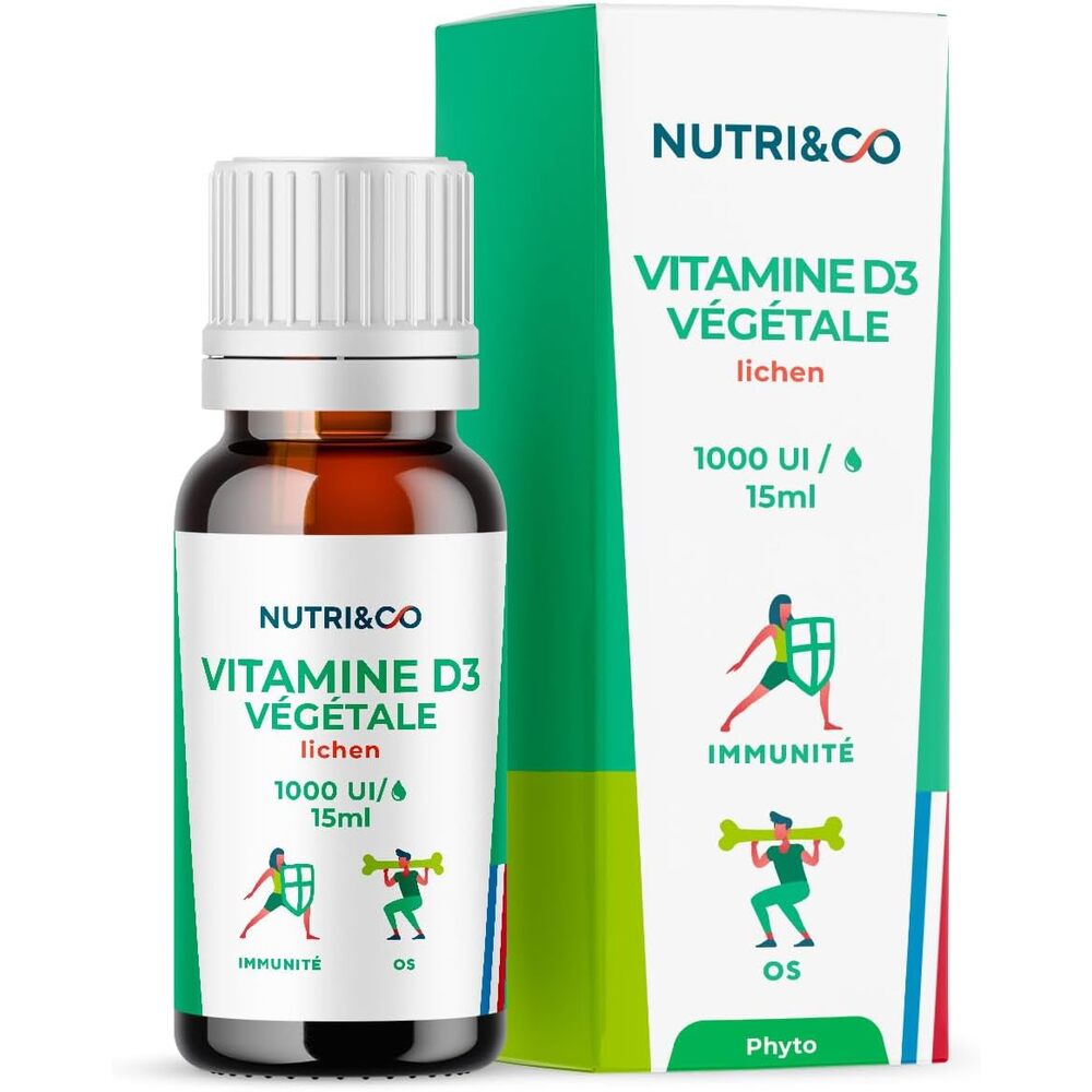 Nutri&Co Vitamine D3 Végétale - 15 ml