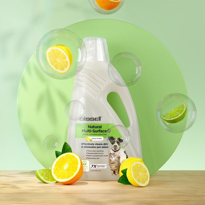 BISSELL Détergent naturel multisurface pour animaux 2 L
