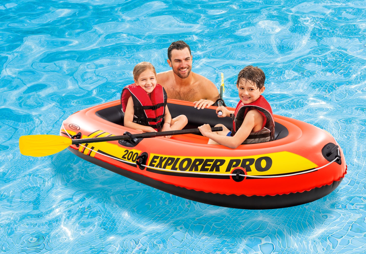 INTEX Bateau gonflable 2 places Explorer Pro 200