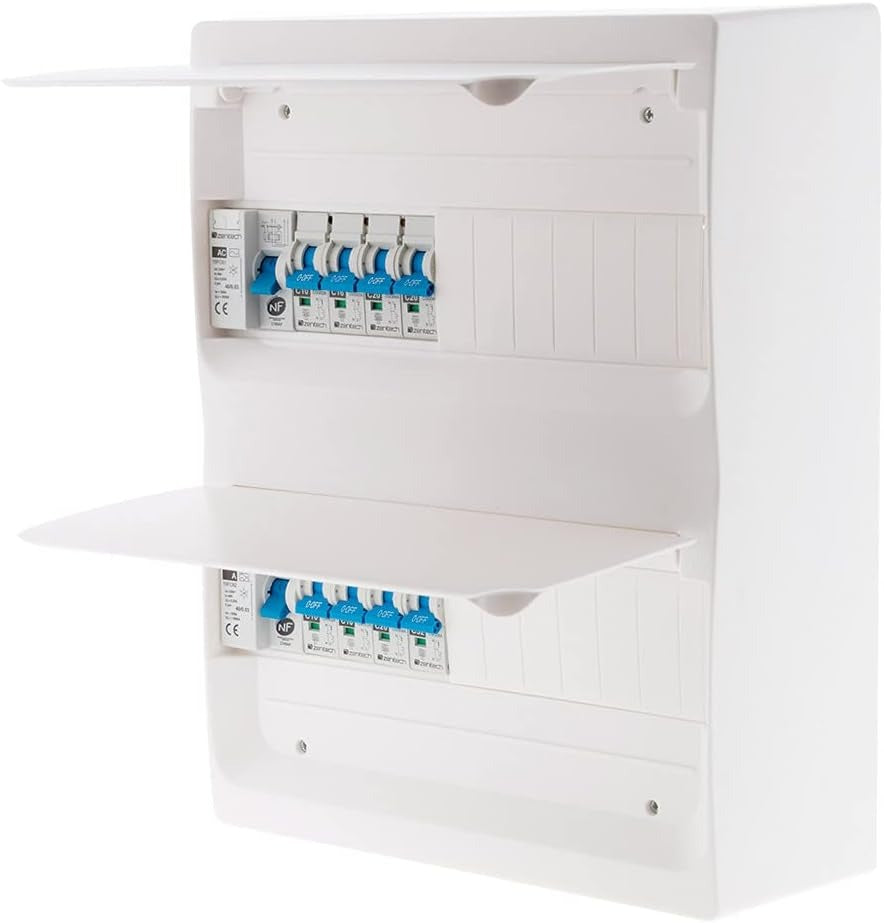 Coffret électrique équipé 26 modules - T1/T2 - 8 disjoncteurs - Zenitech