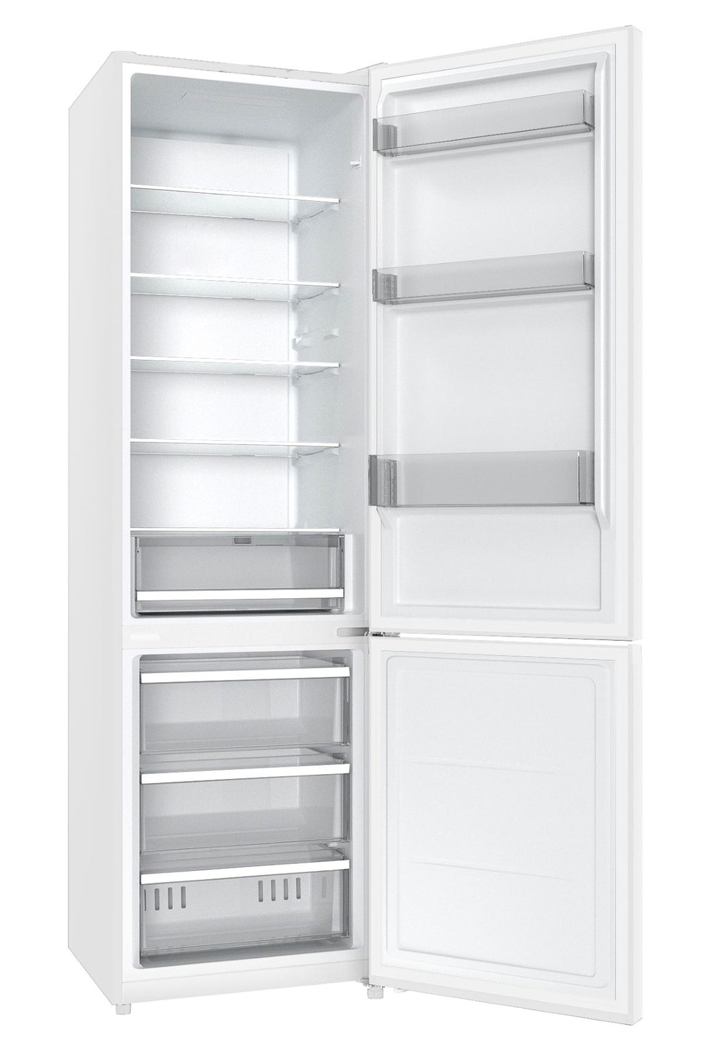 Sonlu CD‑400RW 355L Réfrigérateur‑congélateur combiné, Capacité du réfrigération 252L, Capacité du congélation 103 L Largeur 60 cm, design compact, compresseur inverter, charnières de porte réversibles, régulation électronique de la température,
