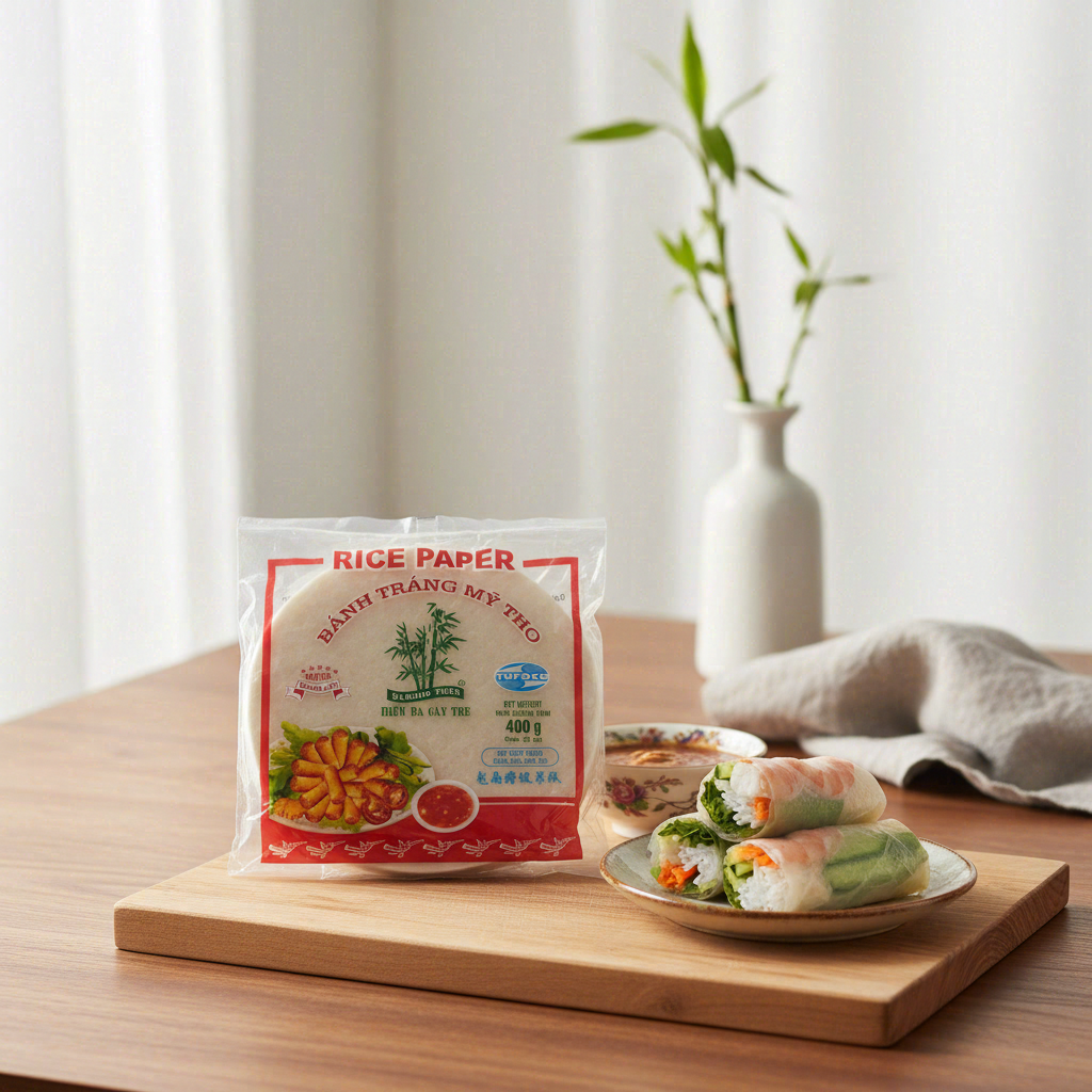 BAMBOO TREE Feuilles de riz premium 22 cm - 400 g
