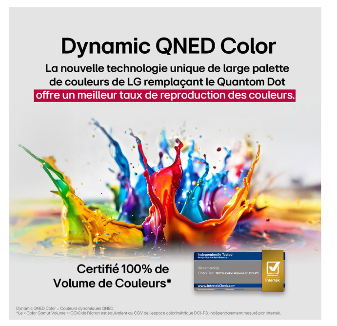 LG 55QNED93A téléviseur Mini LED 4K - 139 cm - 2025