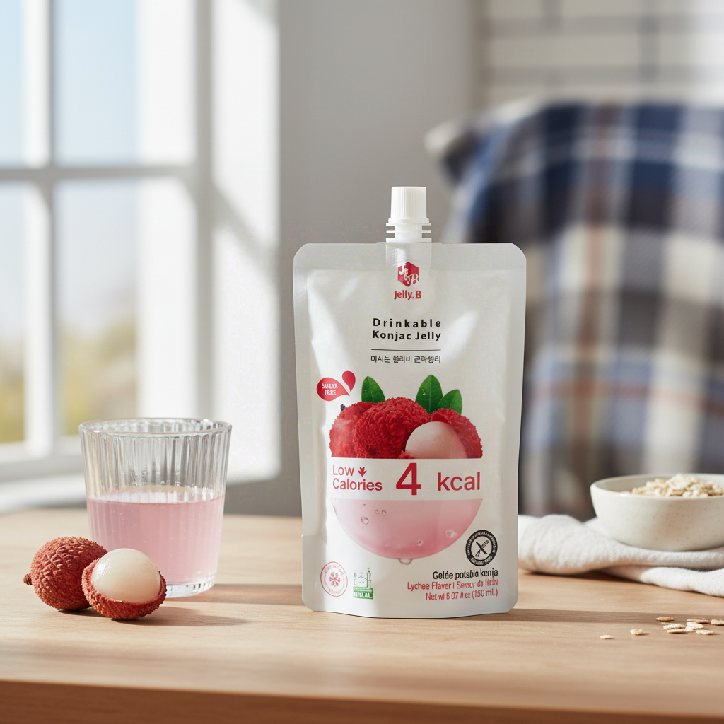 Jelly B Gelée Konjac au litchi - 150 ml