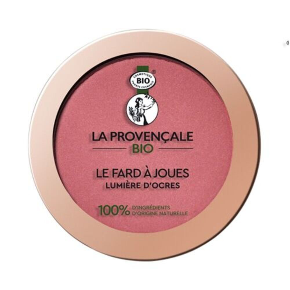 La Provençale Bio Le Fard à Joues Lumière d'Ocres Rose Faïence Blush certifié BIO 8g