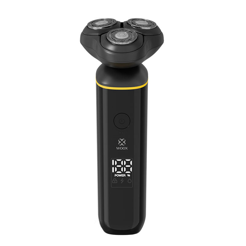 WOOX Rasoir électrique, 1200 mAh, charge par Type-C, avec écran LED, étanche IPX7, MX0192