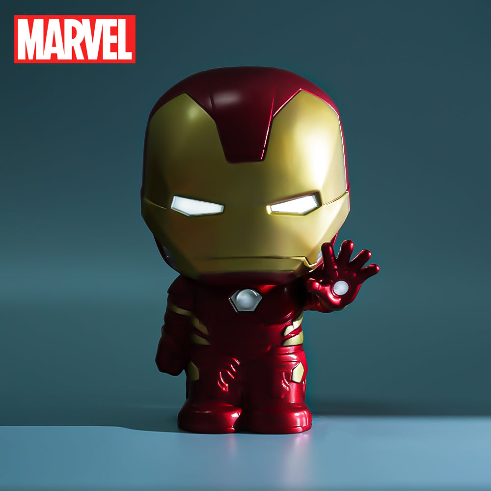 Tirelire Marvel Iron Man Officielle 3D en PVC Étanche et Anti‑Chocs – Figurine Décorative de Collection, Boîte à Monnaie, Organiseur de Bureau, Idée Cadeau