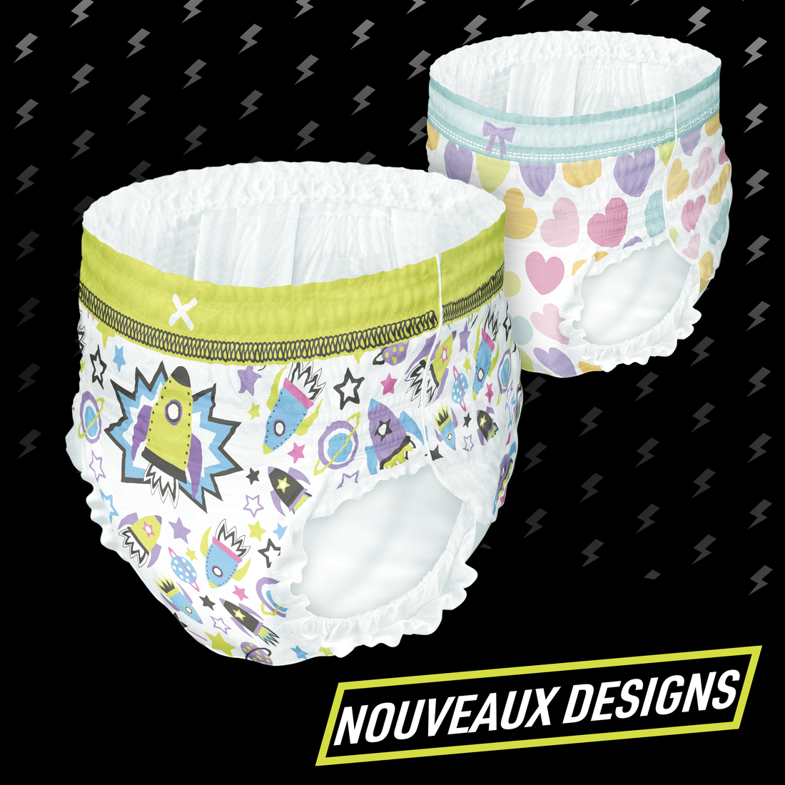 Pampers Ninjamas Culottes de nuit Rose, 8-12 ans, 9 couches