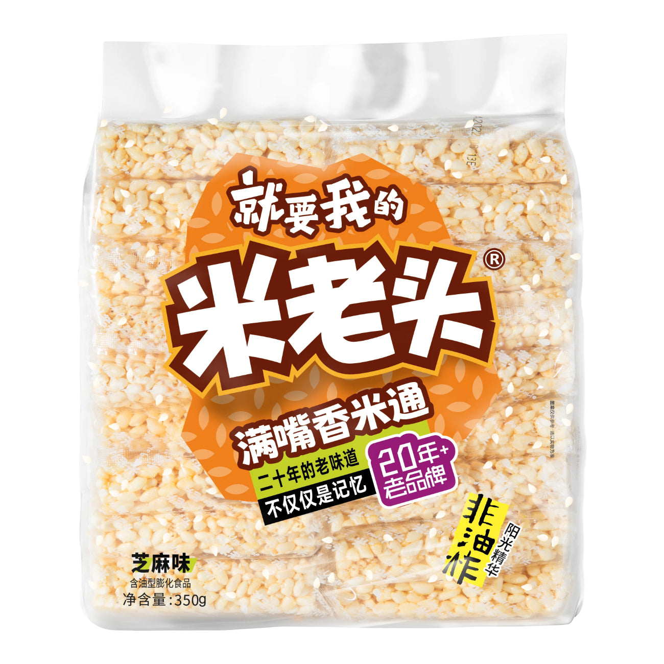 Mi Laotou bâtonnet de riz saveur sésame 350 g
