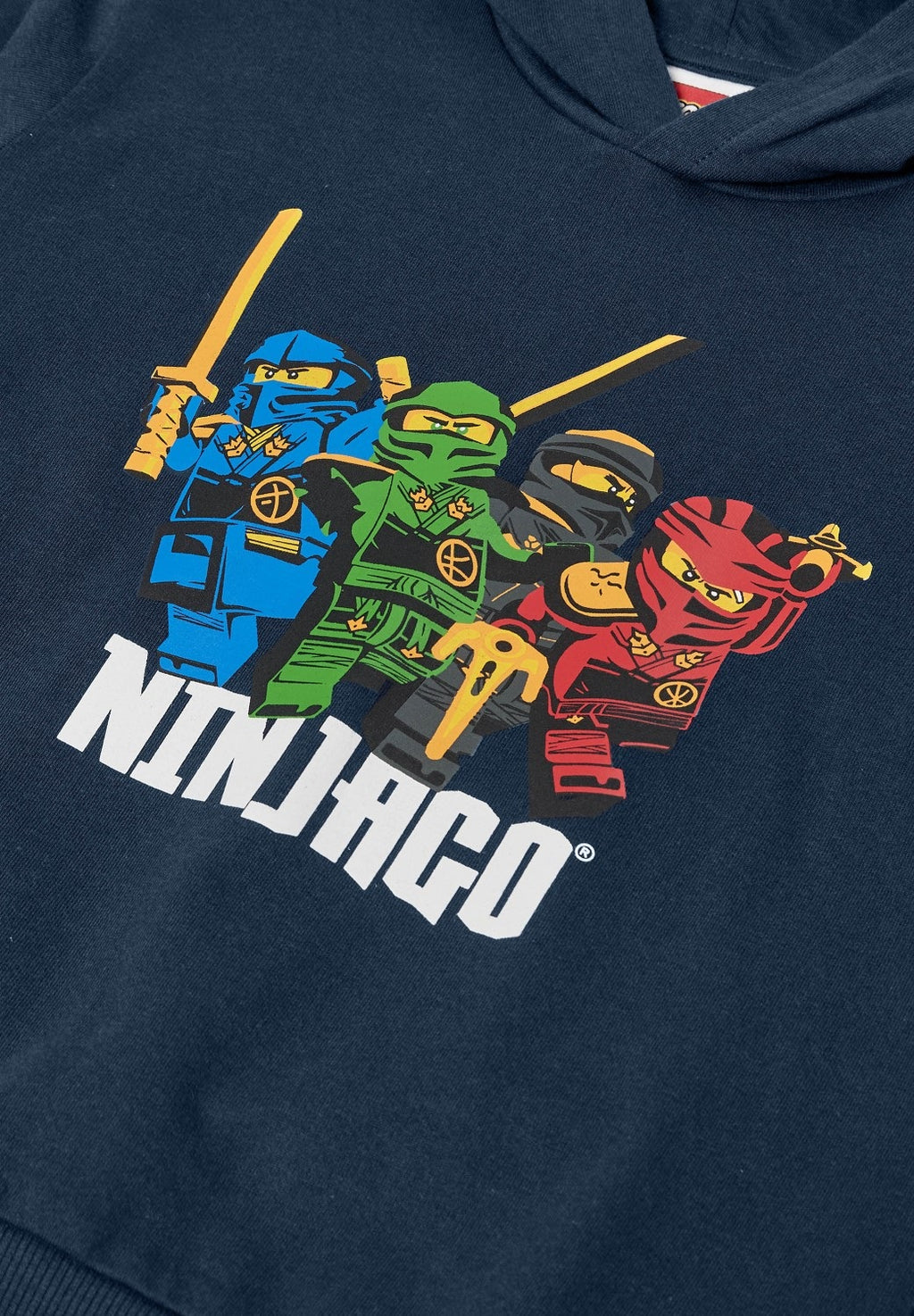 LEGO® NINJAGO® Sweat à capuche LWSIAN 111 Bleu marine foncé 128