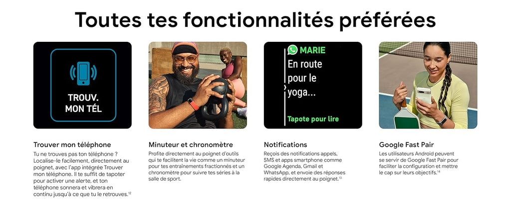 Fitbit Charge 6 Porcelaine/ Argent