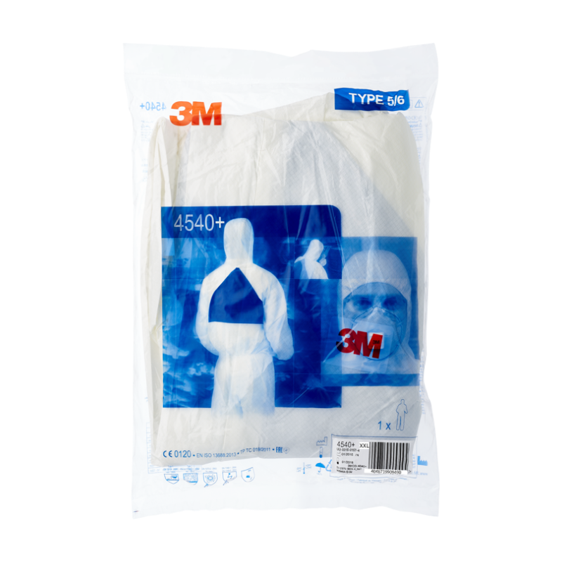 3M 4540 - Combinaison de protection - Catégorie III - Blanc/Bleu - Taille XXL