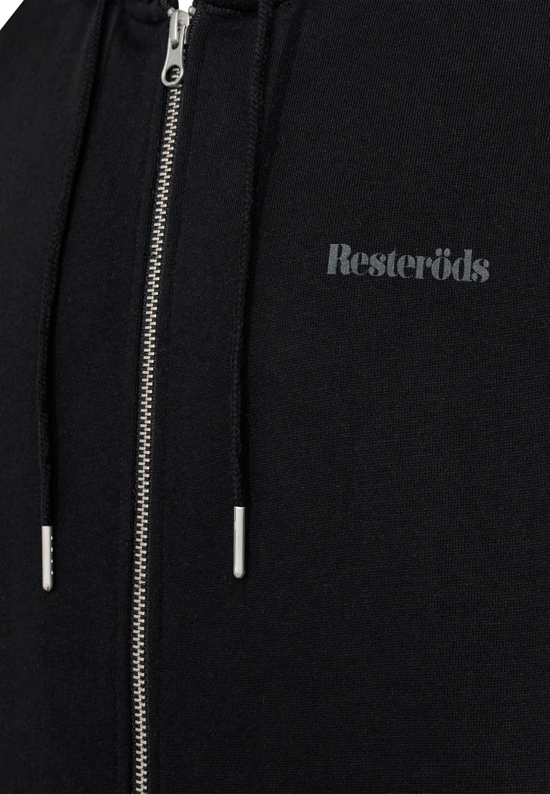 Resteröds Rick Hoodie Zip Noir XL