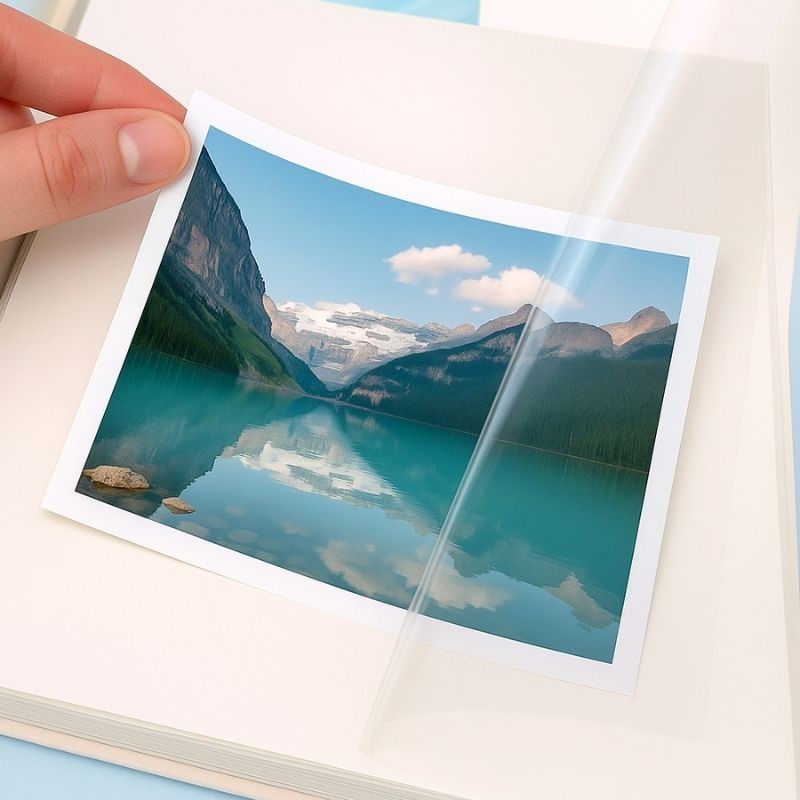 KODAK Album photo 20 pages adhésives avec couverture en papier kraft format 23,5 x 27 cm